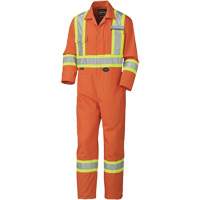 5513 Industrial Wash Coveralls, 36, High Visibility Orange Superchem Industries