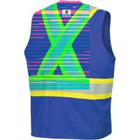 7730 FR-Tech&reg; Flame-Resistant Arc Safety Vest, Small, Royal Blue, 10 cal/cm² Superchem Industries