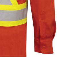 7743 Chemise de s&eacute;curit&eacute; ignifug&eacute;e FR-Tech, Petit, Orange haute visibilit&eacute; Superchem Industries