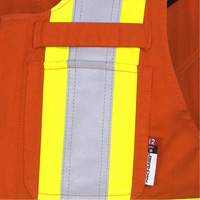 7712 Combinaison ignifuge FR-Tech, Petit, Orange haute visibilit&eacute; Superchem Industries