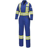 7704W FR-Tech&reg; Women's FR/Arc-Rated Coveralls, Size X-Small, Royal Blue, 10 cal/cm² Superchem Industries