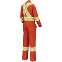 7702W FR-Tech&reg; Women's FR/Arc-Rated Coveralls, Size X-Small, High Visibility Orange, 10 cal/cm² Superchem Industries