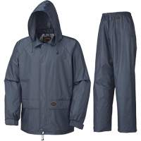 883 Rain Suit, Polyester/PVC, Small, Navy Blue Superchem Industries
