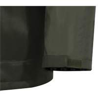 D8120J Nailhead Ripstop Tree Planter Hooded Jacket, Polyester/PVC, X-Small, Green Superchem Industries