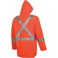 576J Veste de pluie ignifuge haute visibilit&eacute;, Petit, Orange haute visibilit&eacute; Superchem Industries