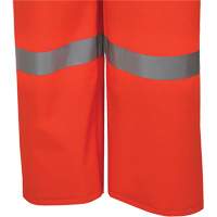 576P FR Safety Bib Pants, Small, High Visibility Orange Superchem Industries