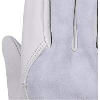 535G Gants de chauffeur beige, Petit, Paume en Cuir fleur de vache Superchem Industries