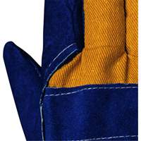 630 Gants d'appareilleur isol&eacute;s bleus, Taille unique, Paume en Cuir de vache refendu, Doublure en Boa Superchem Industries