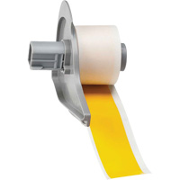 All-Weather Permanent Adhesive Label Tape, Vinyl, Yellow, 1" Width Superchem Industries