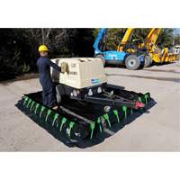 Berme Ultra-Containment Berm, Capacit&eacute; 179 gal. US, 4' la x 6' lo x 12" h, Paroi &agrave; piquets Superchem Industries