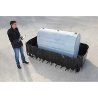 Ultra-275 Containment Sump&reg; Flexible Fuel Tank Container without Drain, 102" L x 48" W, 400 US gal. Capacity Superchem Industries