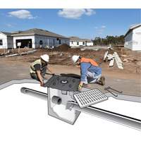 Bac de r&eacute;tention grande capacit&eacute; Ultra-Drain Guard, Huile & s&eacute;diments, 60" lo x 60" la Superchem Industries