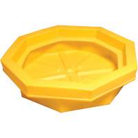 Ultra-Drum Tray sans grille, 32" lo x 32" la x 8,1" h, Cap. de d&eacute;versement 22,8 gal. US Superchem Industries