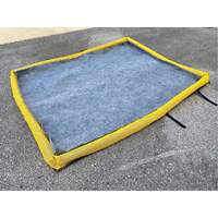 Petit tampon Ultra-Filter, Capacit&eacute; 0,8 gal. US, 2,5' la x 2' lo x 3" h, Paroi en mousse Superchem Industries