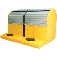 Extender Kit without Drain for Ultra-Hard Top Spill Pallets&reg;, 64" L x 79" W x 62" H, 9000 lbs. Load Capacity Superchem Industries