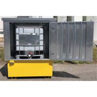 Couvercle rigide en acier Ultra-IBC, 71,1" lo x 83,1" la x 66,3" h, Capacit&eacute; de charge 5640 lb Superchem Industries