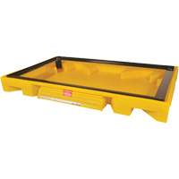 Double Drum Ultra-Safety Cabinet Bladder System&reg;, 63" L x 38.5" W x 6.3" H, 3000 lbs. Load Capacity Superchem Industries