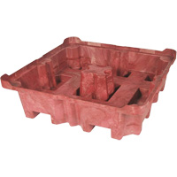 Ultra-Spill King&reg; Basin (Only), 51" L x 51" W, 85 US gal. Capacity Superchem Industries