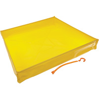 Flexible Ultra-Utility Tray, 30" lo x 30" la x 4,8" h, Cap. de d&eacute;versement 9,5 gal. US Superchem Industries