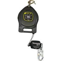 Falcon+ Edge Self-Retracting Lifeline, 50', Galvanized Steel, Swivel Superchem Industries