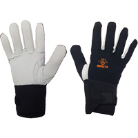 Left-Hand Anti-Impact Glove, 7/Small, Grain Leather Palm, Elastic Cuff Superchem Industries