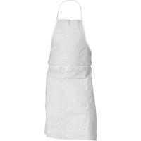 KleenGuard A10 Apron, Polyethylene, White, 28" W x 36" L Superchem Industries