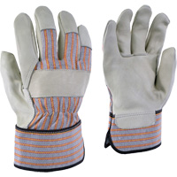 24-61 Striped Work Gloves, X-Small, Grain Cowhide Palm Superchem Industries