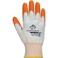 Dexterity&reg; Gloves, 6/X-Small, Foam Nitrile Coating, 15 Gauge, Cotton Shell Superchem Industries
