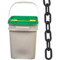 Heavy-Duty Plastic Safety Chain, Black Superchem Industries