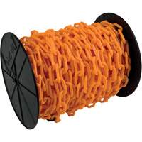 Heavy-Duty Plastic Safety Chain, Orange Superchem Industries
