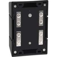 Barri&egrave;re murale magn&eacute;tique avec bande magn&eacute;tique, Plastique, Fixation magn&eacute;tique, 15', Ruban Noir et jaune Superchem Industries