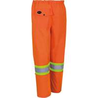 5586 450D Waterproof Safety Pants, Polyester/Polyurethane, 4X-Large, High Visibility Lime-Yellow Superchem Industries
