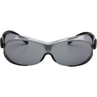 OTS&reg; XL Safety Glasses, Grey Lens, Anti-Scratch, ANSI Z87+/Meets/Exceeds CSA Z94.3 Superchem Industries