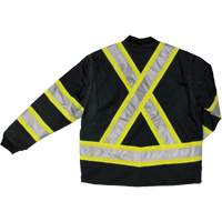 Manteau de s&eacute;curit&eacute; 4-en-1 en tissu ind&eacute;chirable, Polyester, Noir, T-petit Superchem Industries