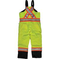 Salopette de s&eacute;curit&eacute; isolante en tissu ind&eacute;chirable, Polyester, T-petit, Jaune lime haute visibilit&eacute; Superchem Industries