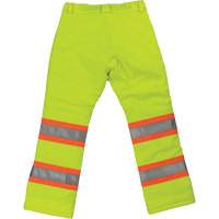 Womens Insulated Flex Safety Pant, Polyester, X-Small, High Visibility Lime-Yellow Superchem Industries