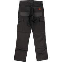 Pantalon de travail WP100, Coton/Spandex, Noir, Taille 0, Entrejambe 30 Superchem Industries