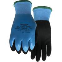 Gants hydrofuges Stealth Black Ops, Taille Petit, Calibre 15, Rev&ecirc;tement Latex de caoutchouc, Enveloppe en Fibre de verre/Polyester, ASTM ANSI niveau A4 Superchem Industries