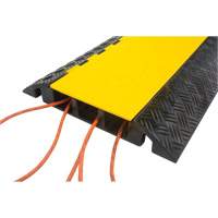 Polyurethane Cable Protector, 3 Channels, 35.43" L x 19.69" W x 3" H Superchem Industries