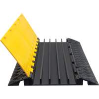 Polyurethane Cable Protector, 5 Channels, 35.43" L x 19.69" W x 2" H Superchem Industries