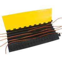 Polyurethane Cable Protector, 5 Channels, 35.43" L x 19.69" W x 2" H Superchem Industries