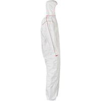SFR Coveralls with Hood, Medium, White, Tyvek&reg; 400 Superchem Industries