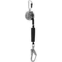 C&acirc;ble de limiteur de chute personnel 36CLS V-TEC, 10', Acier galvanis&eacute;, Pivotant Superchem Industries