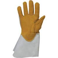 Endura&reg; 335DBP Welding Gloves, Split Cowhide/Split Elkhide, Size Small Superchem Industries