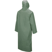 851 Hurricane Long Coat with Detachable Hood, Small, Green Superchem Industries
