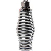 Heavy-Duty Safety Whip, Threaded Mount, 8' High, Orange with Reflective X Superchem Industries