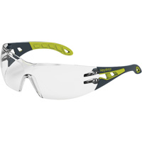 MX200 Rimless Wraparound Safety Glasses, Clear Lens, Anti-Fog/Anti-Scratch, ANSI Z87+/Meets/Exceeds CSA Z94.3 Superchem Industries