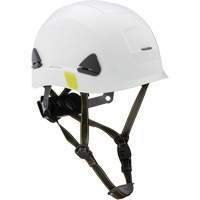 Fibre Metal Climbing Style Safety Helmet, Meets CSA Type 2, Ratchet Suspension, Non-Vented Superchem Industries