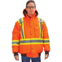 Waterproof 7-in-1 Winter Parka, High Visibility Orange, Medium Superchem Industries
