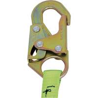 SA-5405-4 Shock Absorbing Lanyard, 4', Snap Hook Center, Snap Hook Leg Ends, Polyester Superchem Industries